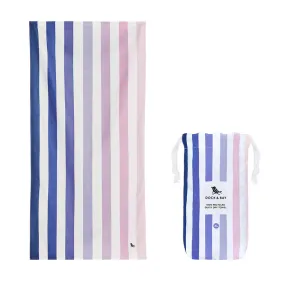 DOCK & BAY Beach Towel Summer Collection XL 100% Recycled Dusk to Dawn
