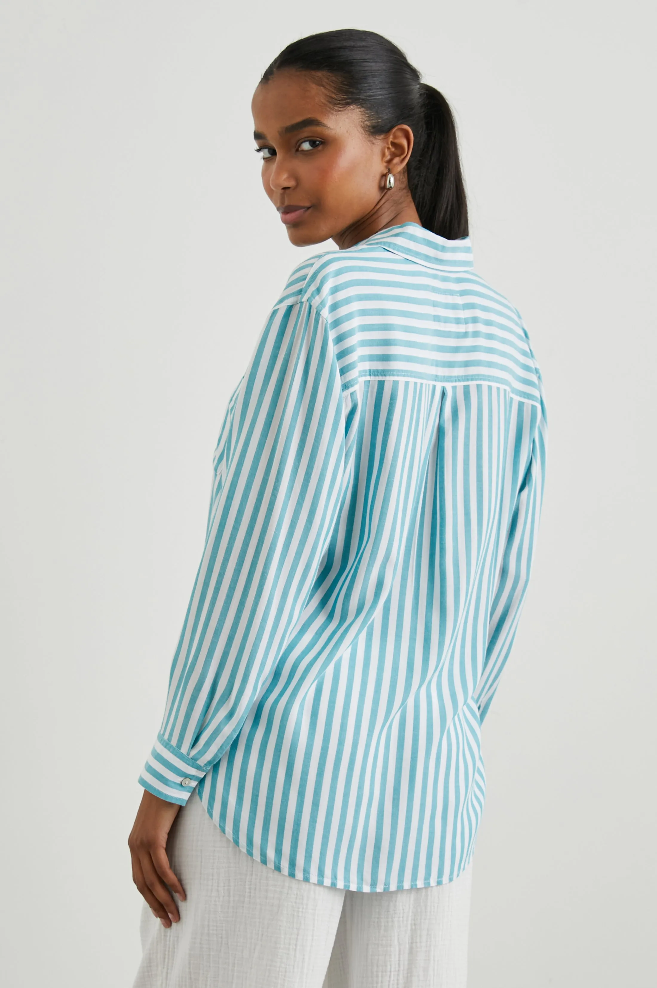 ELLE SHIRT - SALTAN STRIPE