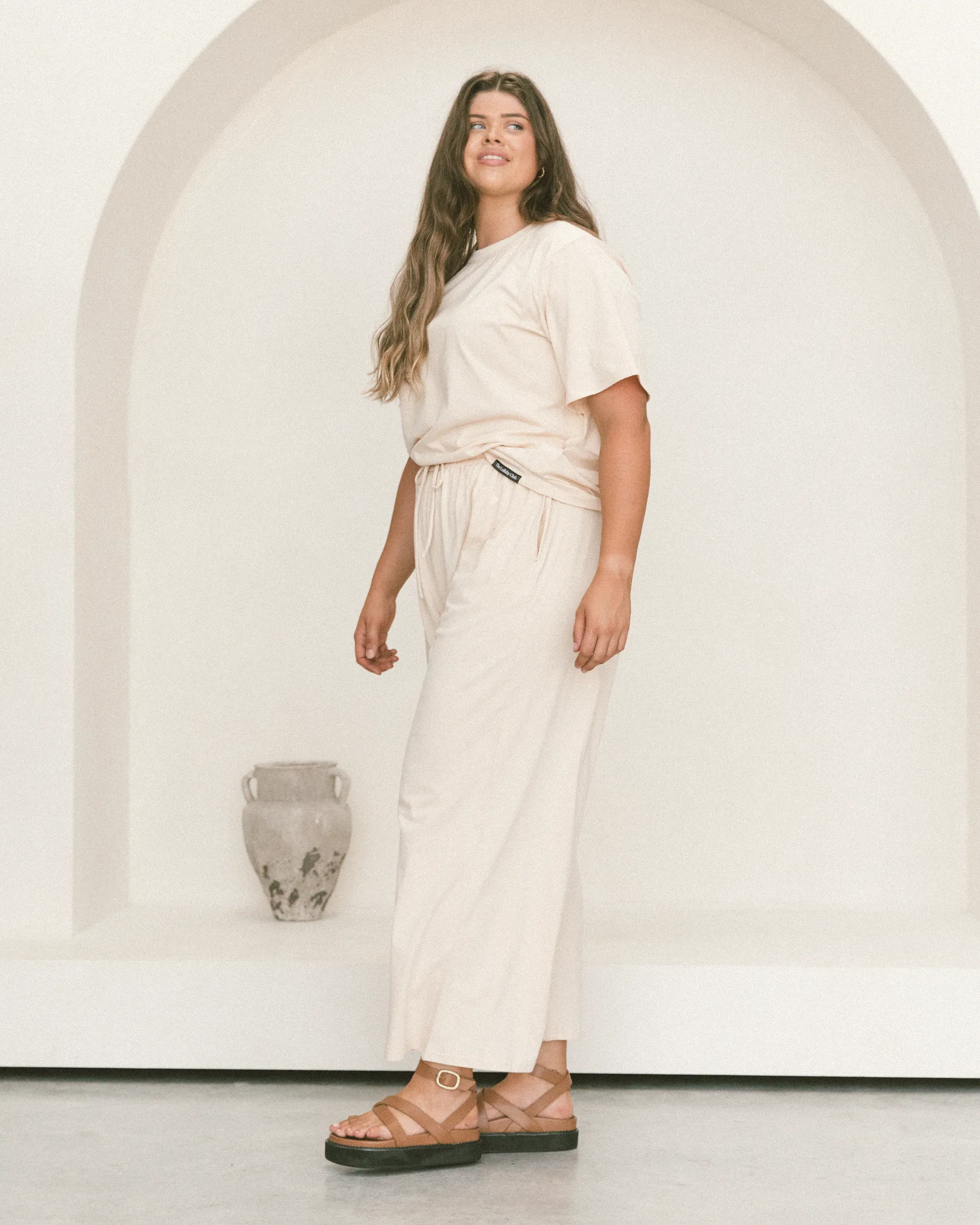 Essentials Pants | Beige
