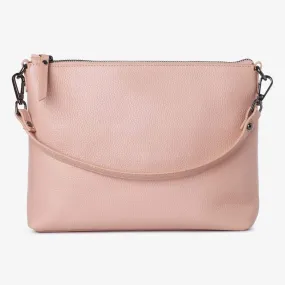 Everyday Leather Crossbody Bag - Blush