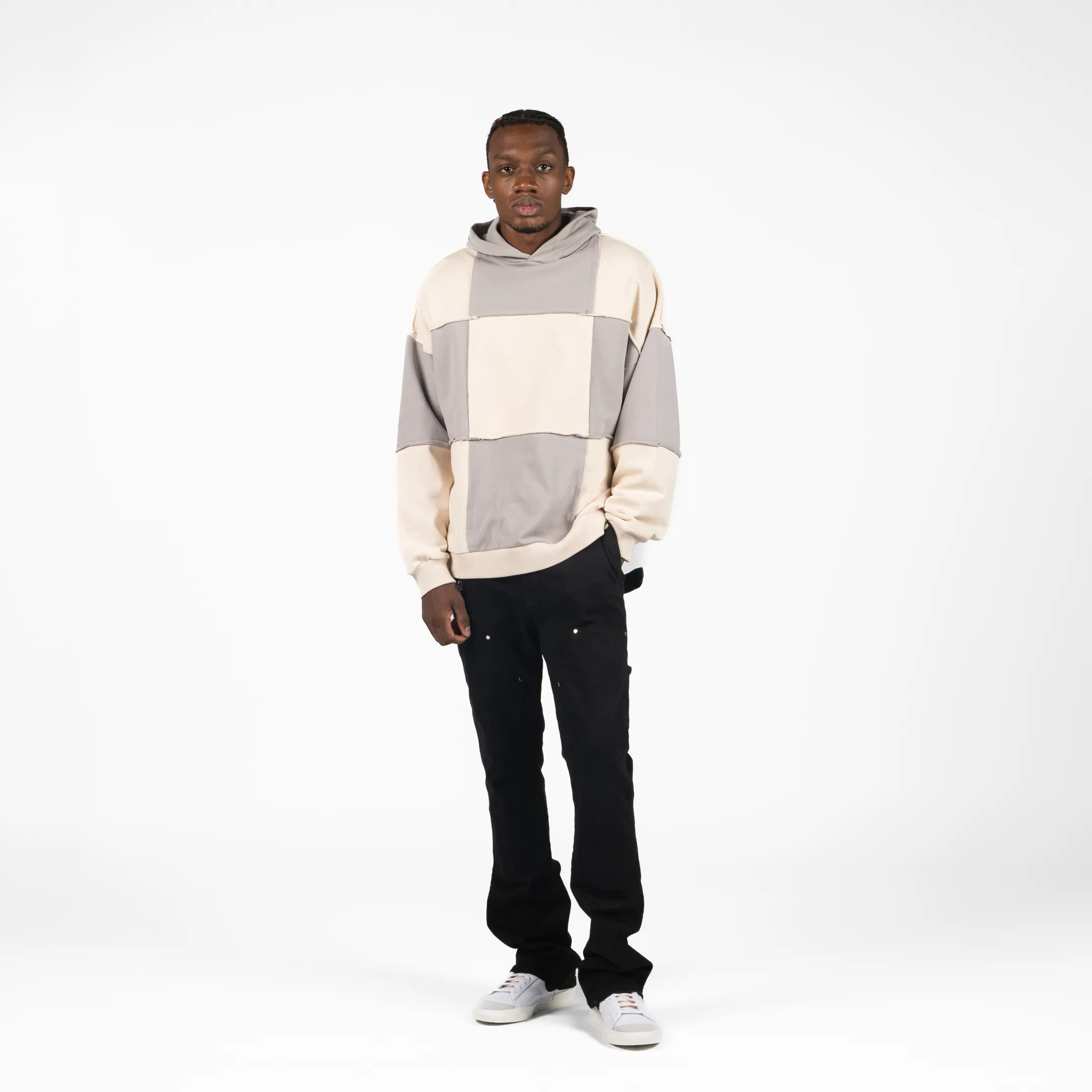 Flaneur Carpenter Flared Jean - Black