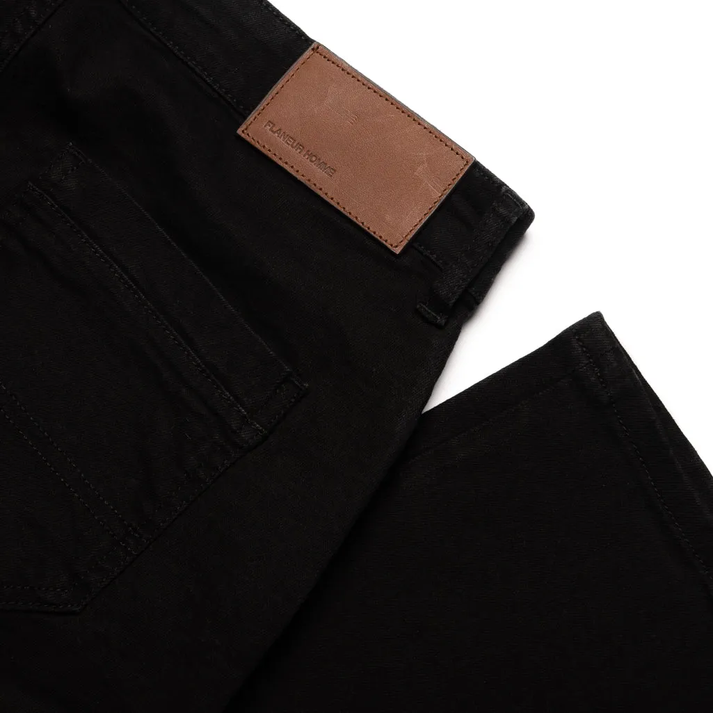 Flaneur Carpenter Flared Jean - Black