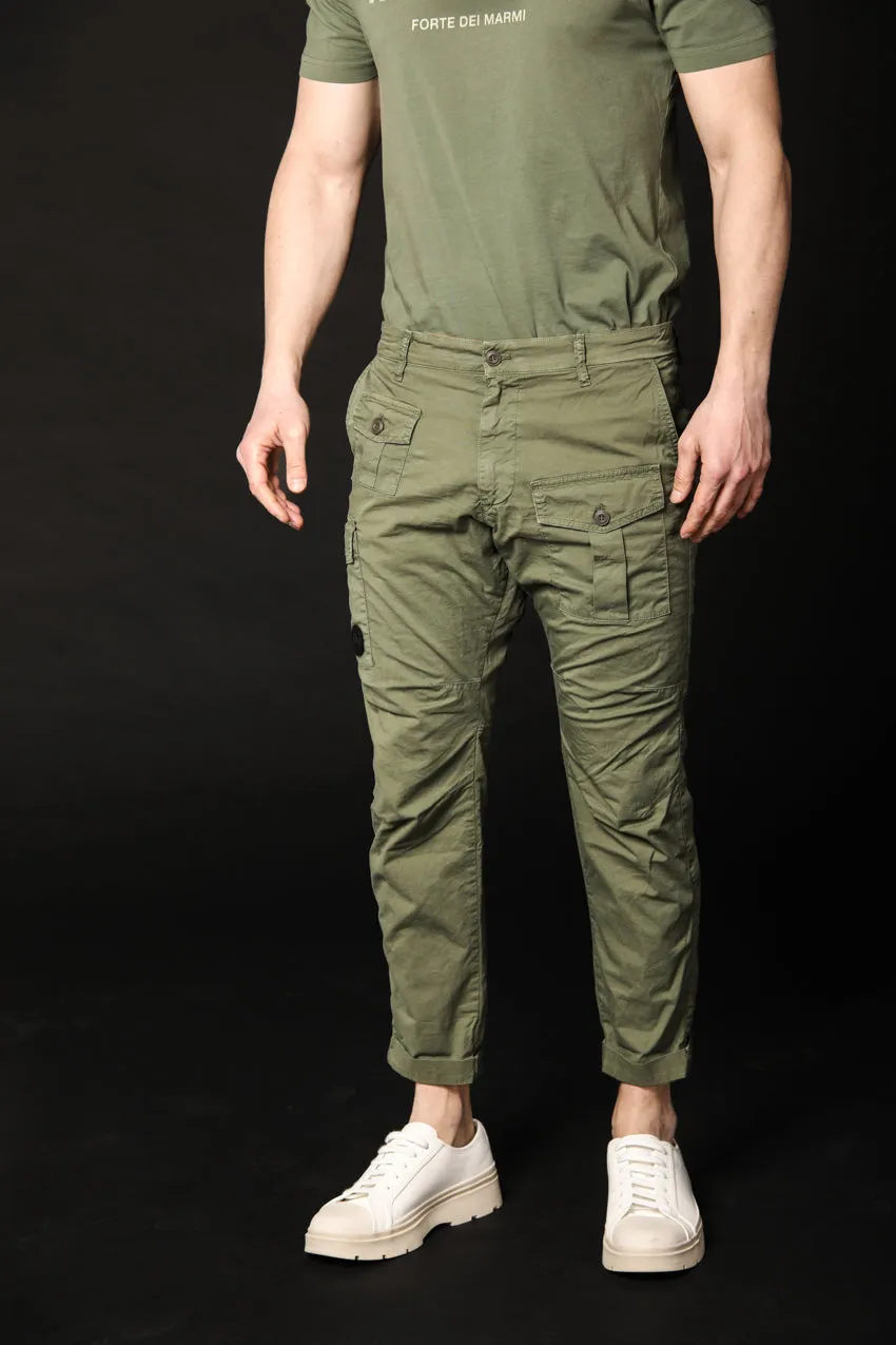 George Coolpocket men's cargo pants in twill limited edition carrot fit ①