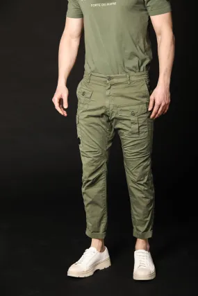 George Coolpocket men's cargo pants in twill limited edition carrot fit ①