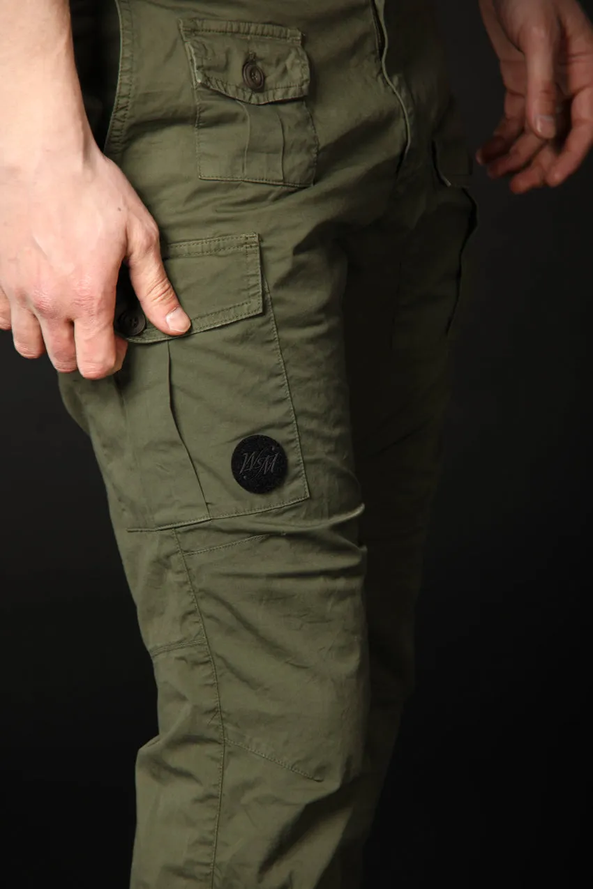 George Coolpocket men's cargo pants in twill limited edition carrot fit ①
