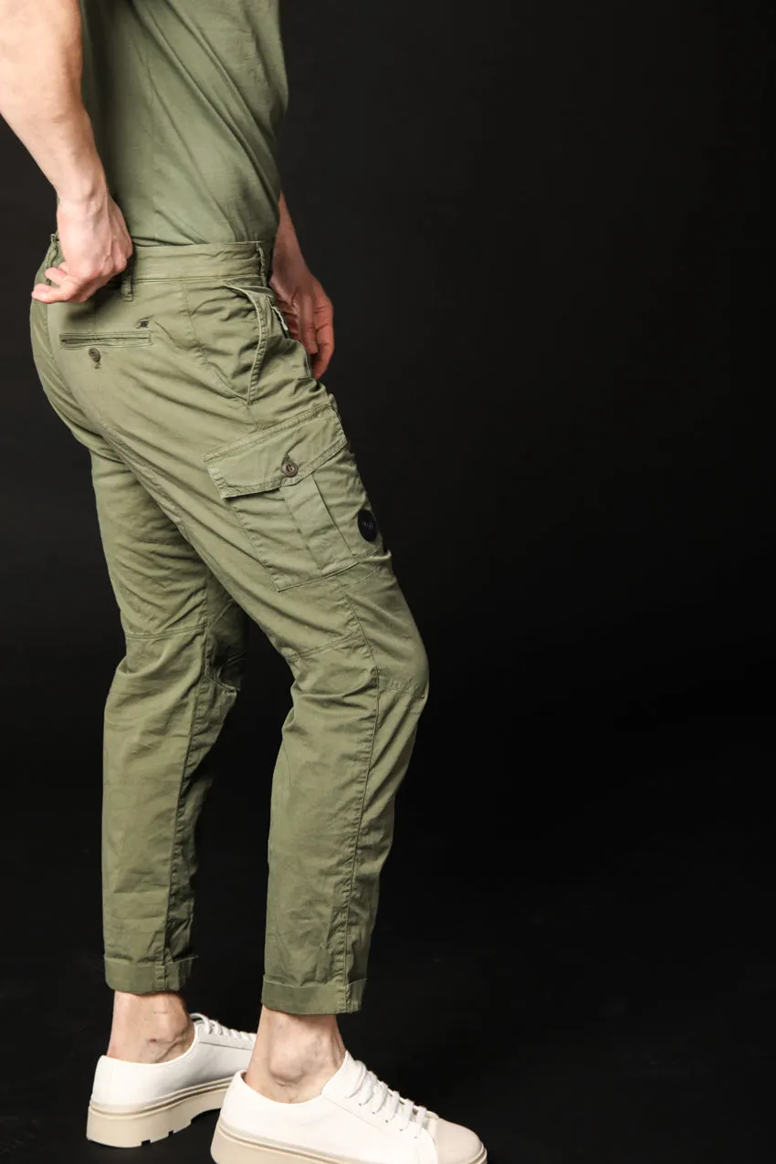 George Coolpocket men's cargo pants in twill limited edition carrot fit ①