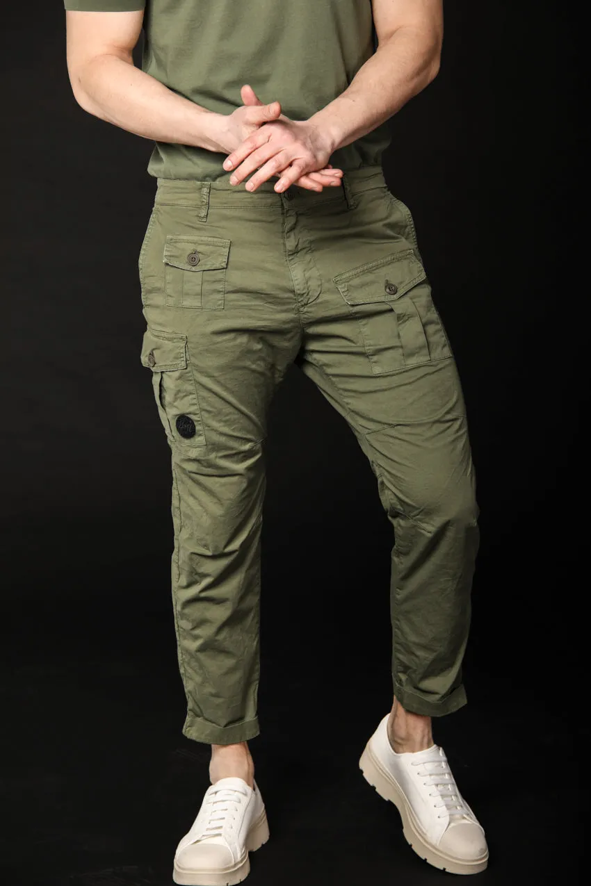 George Coolpocket men's cargo pants in twill limited edition carrot fit ①