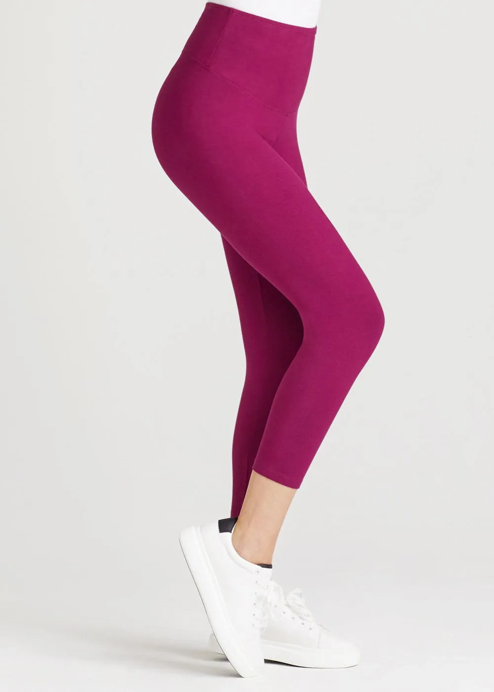 Gloria 7/8 Ankle Shaping Legging Blackberry - Cotton Stretch