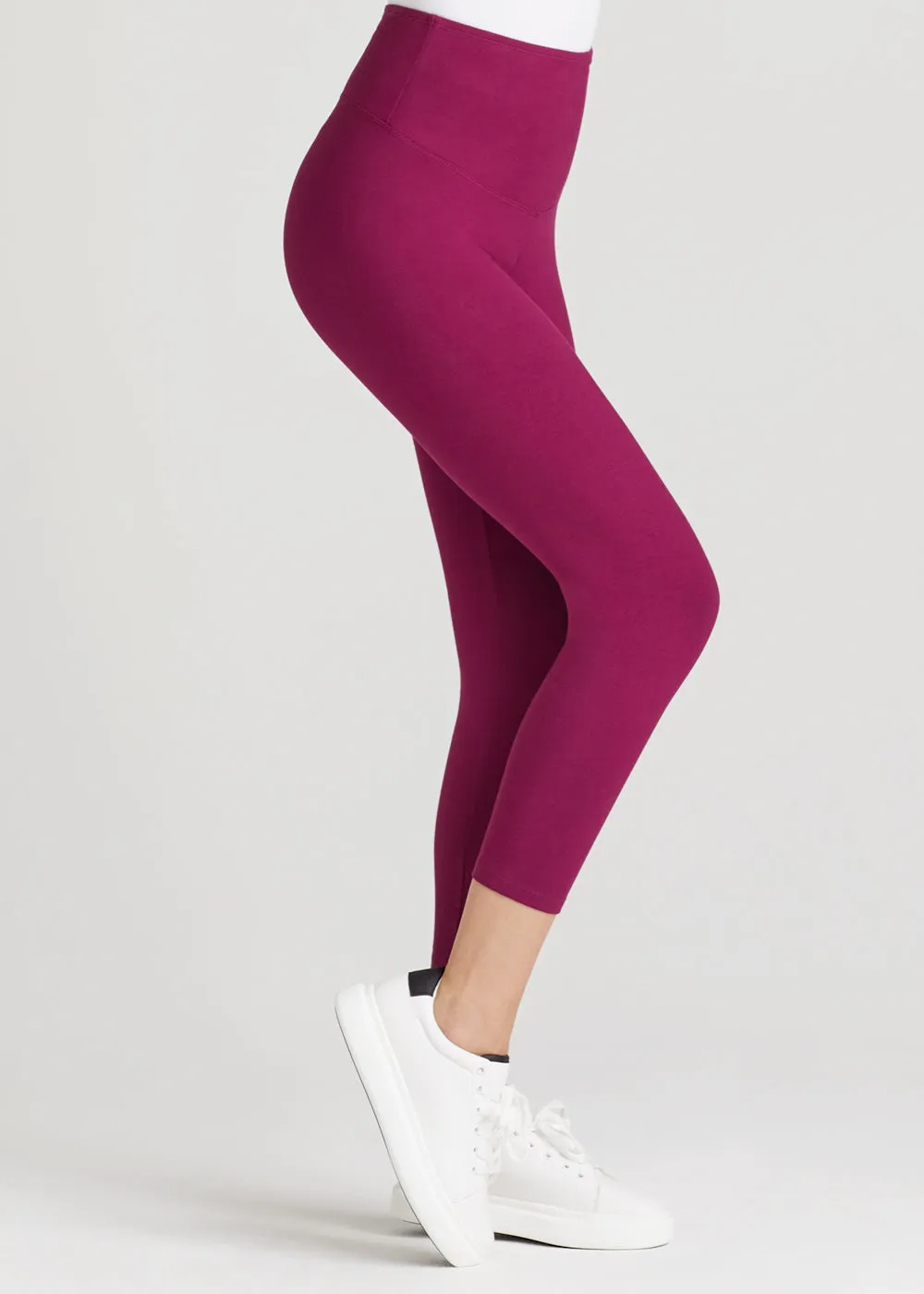 Gloria 7/8 Ankle Shaping Legging Blackberry - Cotton Stretch