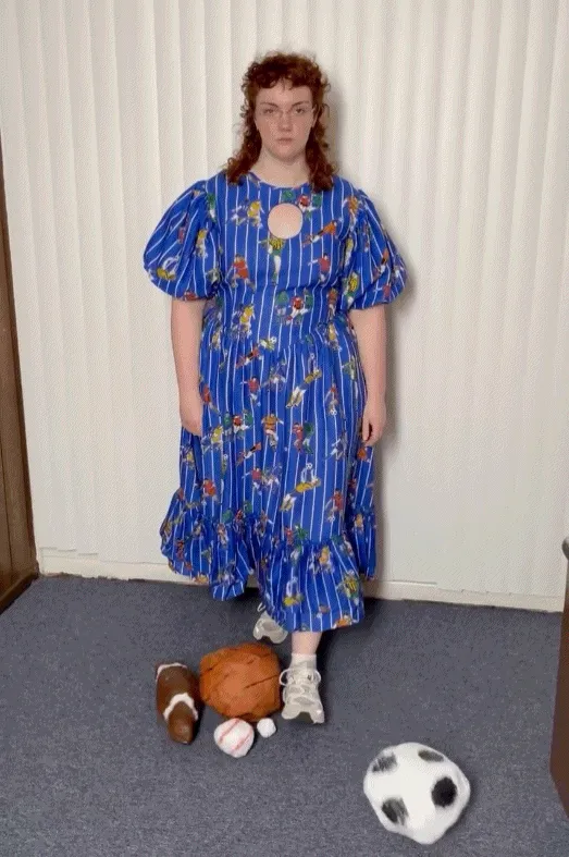Good Girl Soccer Stripe Dress