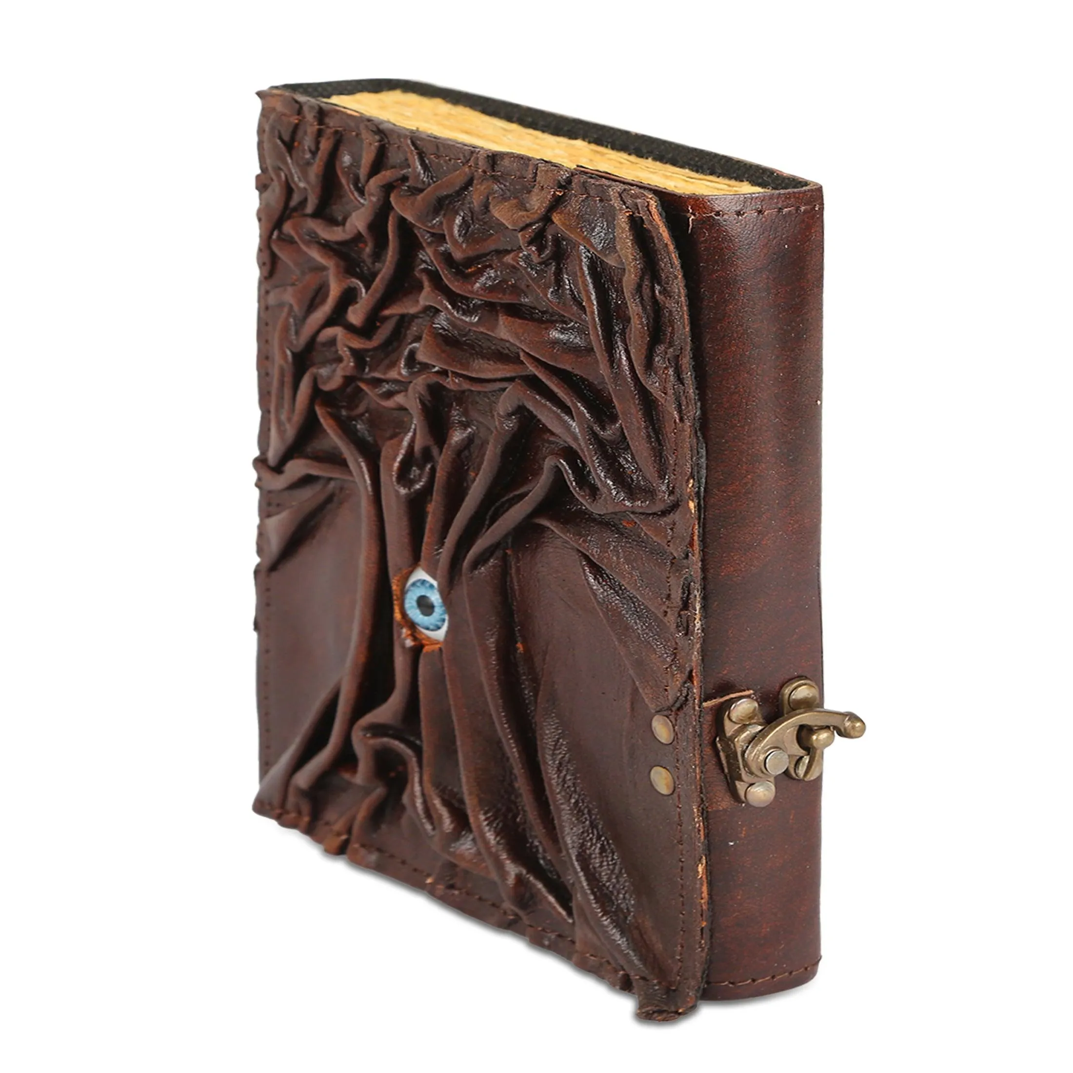 Hocus pocus Book of Spells Journal Book of Shadows Writing Notebook deckle edge paper unlined Leather Journal Writing For Men And Women tree cover