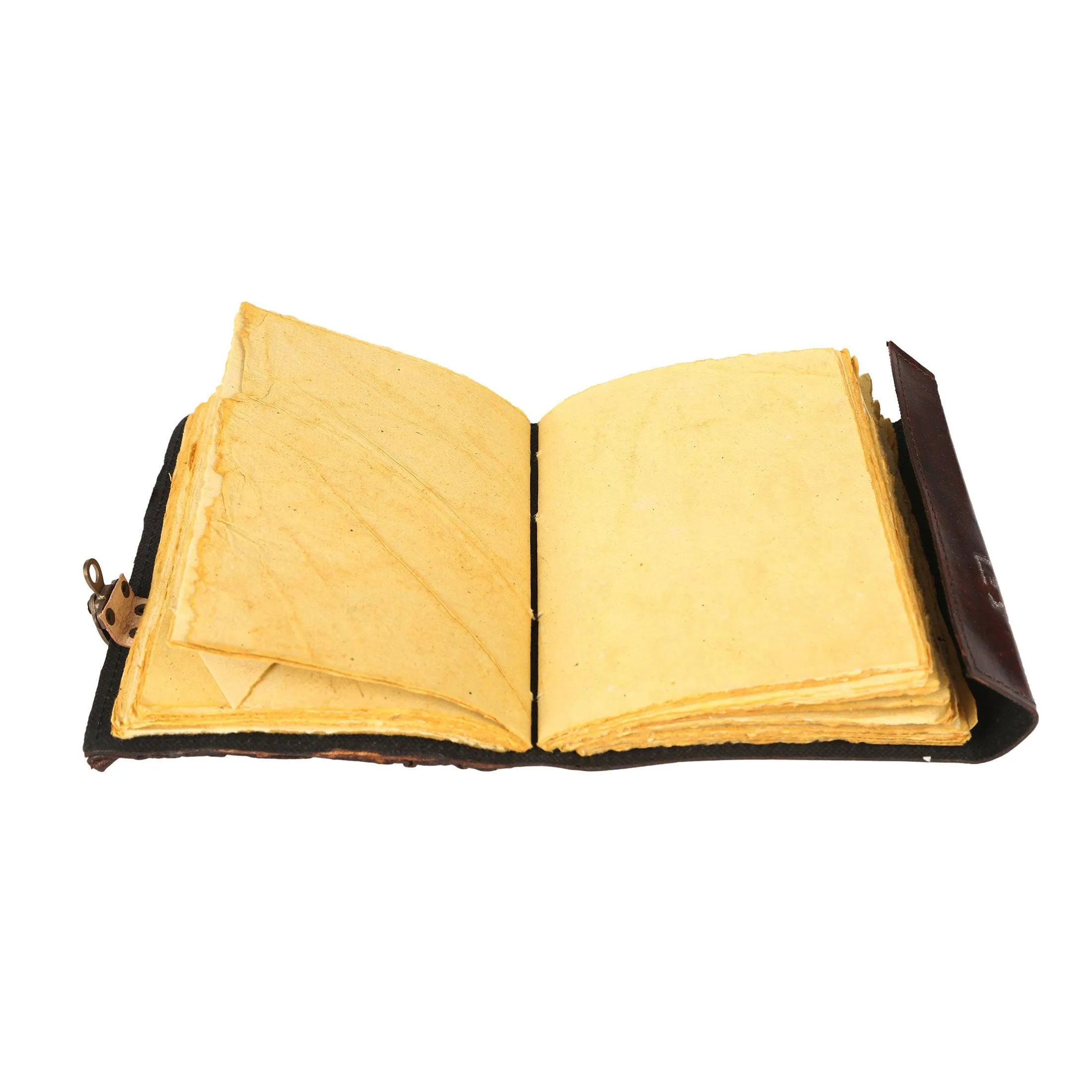 Hocus pocus Book of Spells Journal Book of Shadows Writing Notebook deckle edge paper unlined Leather Journal Writing For Men And Women tree cover