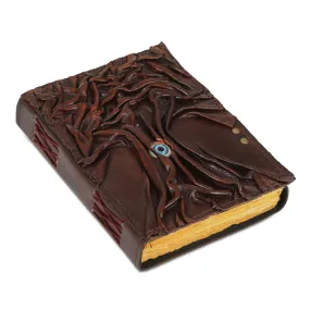 Hocus pocus Book of Spells Journal Book of Shadows Writing Notebook deckle edge paper unlined Leather Journal Writing For Men And Women tree cover