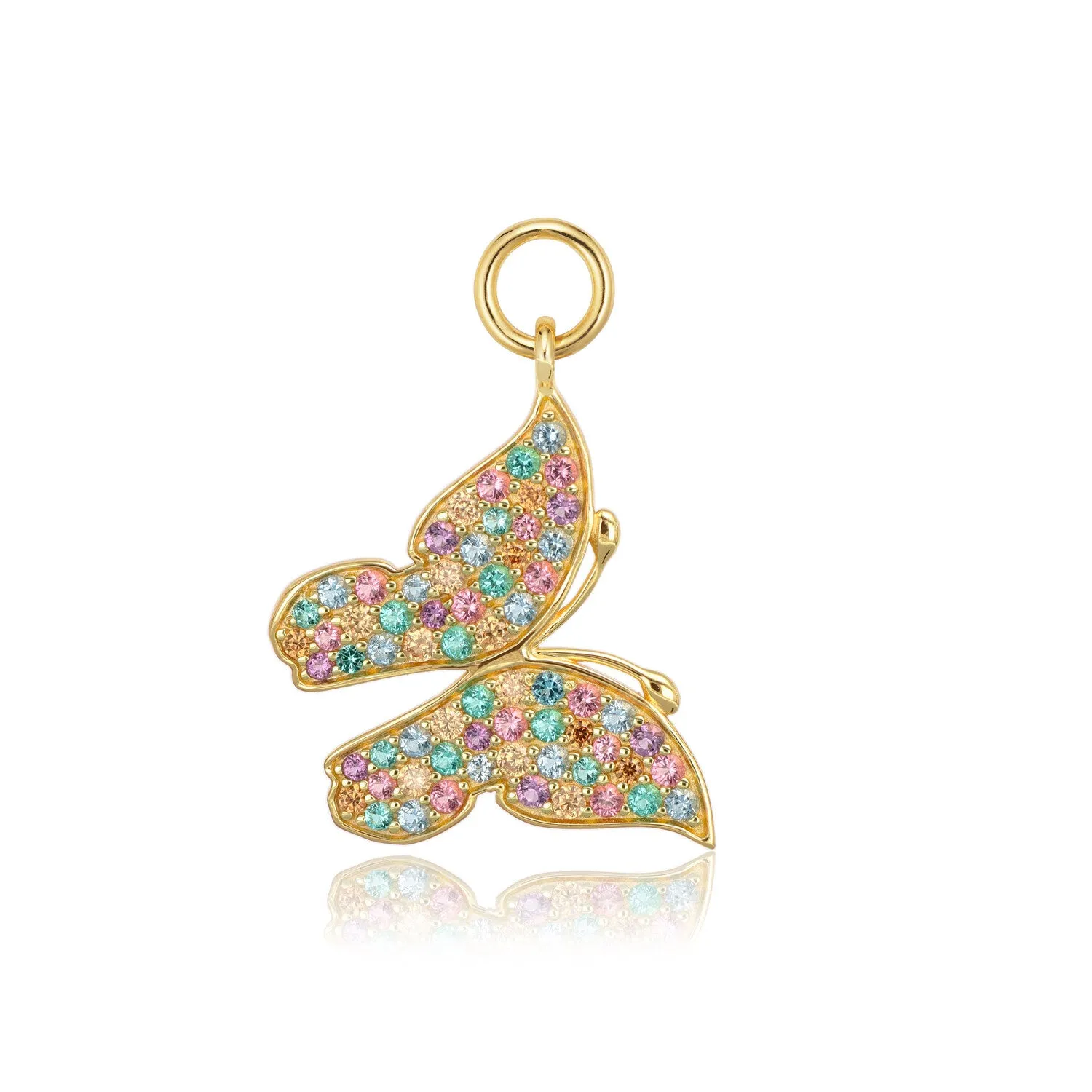 Hoop Charm Farfalla