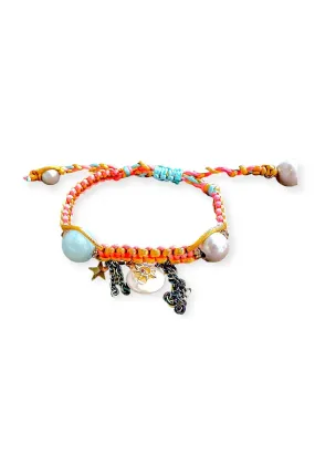 Joie DiGiovanni Summer Daze Pearl Silk Rocker Bracelet
