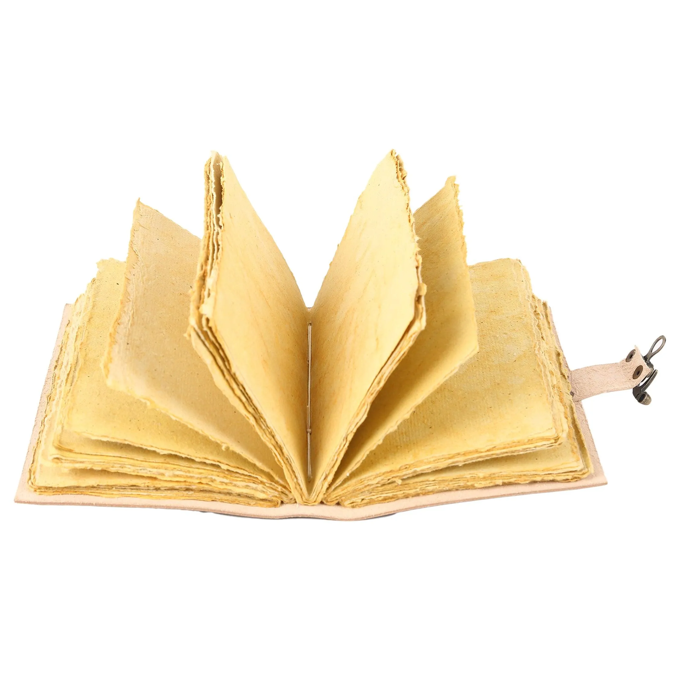 Leather journal for women and men Unlined deckle edge paper book of shadows hocus pocus writing notebook diary sketch book gifts for artists