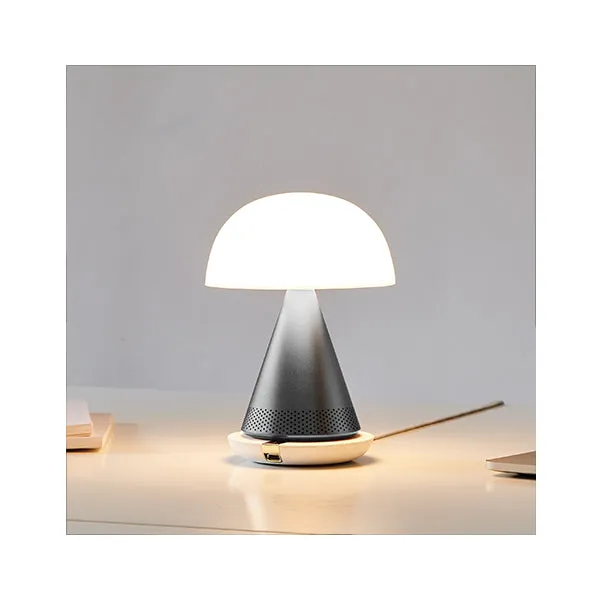 LEXON Mina L Audio Portable Lamp and Wireless Speaker