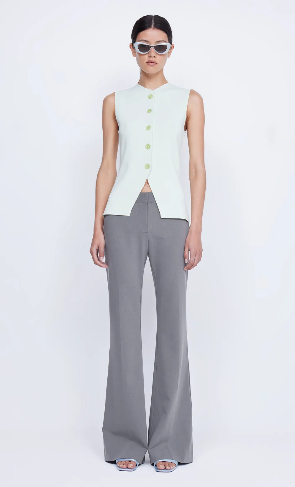 MARISSA BOOTLEG PANT - ELEPHANT GREY
