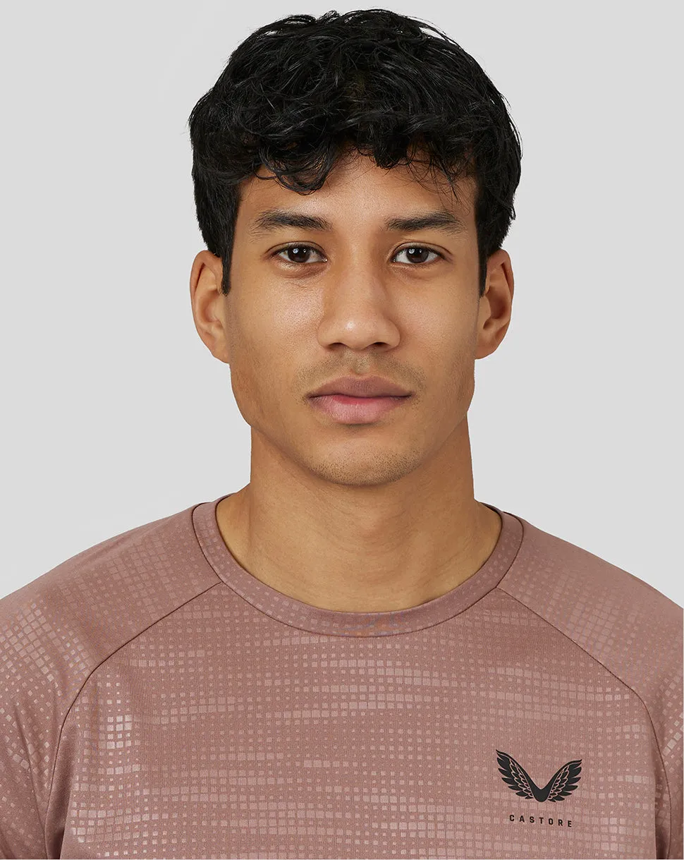 Men’s Flow Short Sleeve Printed T-Shirt - Peach Clay