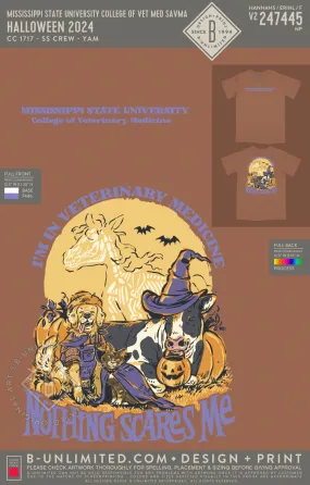 Mississippi State University College of Vet Med SAVMA - Halloween 2024 - CC - 1717 - SS Crew - Yam