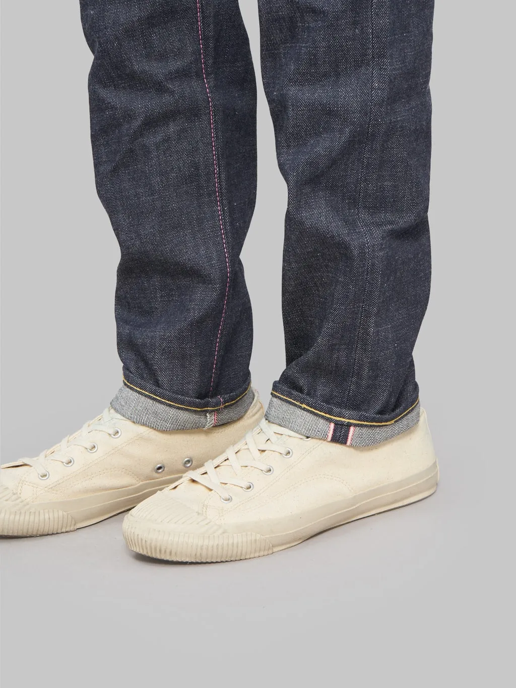 Momotaro 0605-40 14.7oz "Legacy Blue" Natural Tapered Jeans