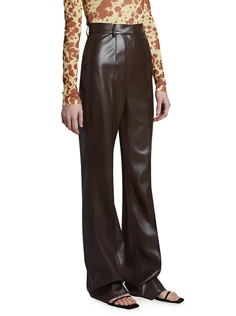 NW23PFPA00978 Leena high waist vegan leather pant