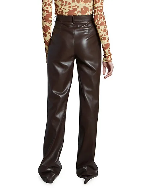 NW23PFPA00978 Leena high waist vegan leather pant