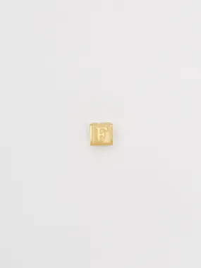 "F" Letter Block