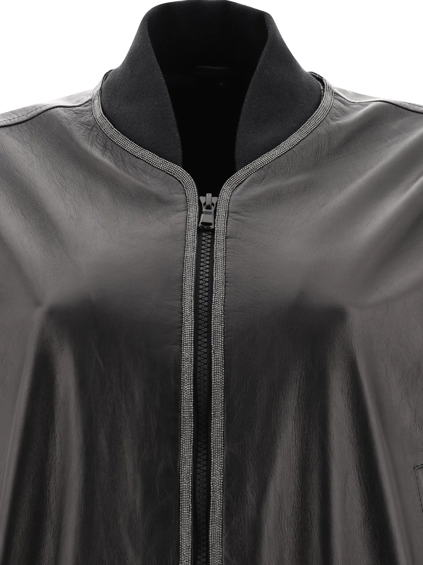"PRECIOUS TRIM" BOMBER JACKET