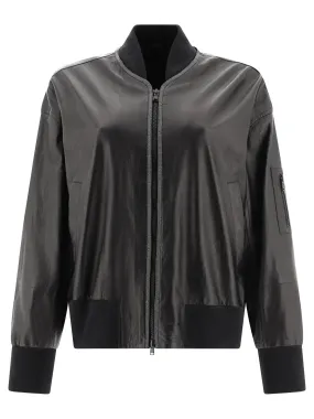 "PRECIOUS TRIM" BOMBER JACKET