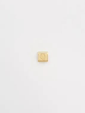 "Q" Letter Block
