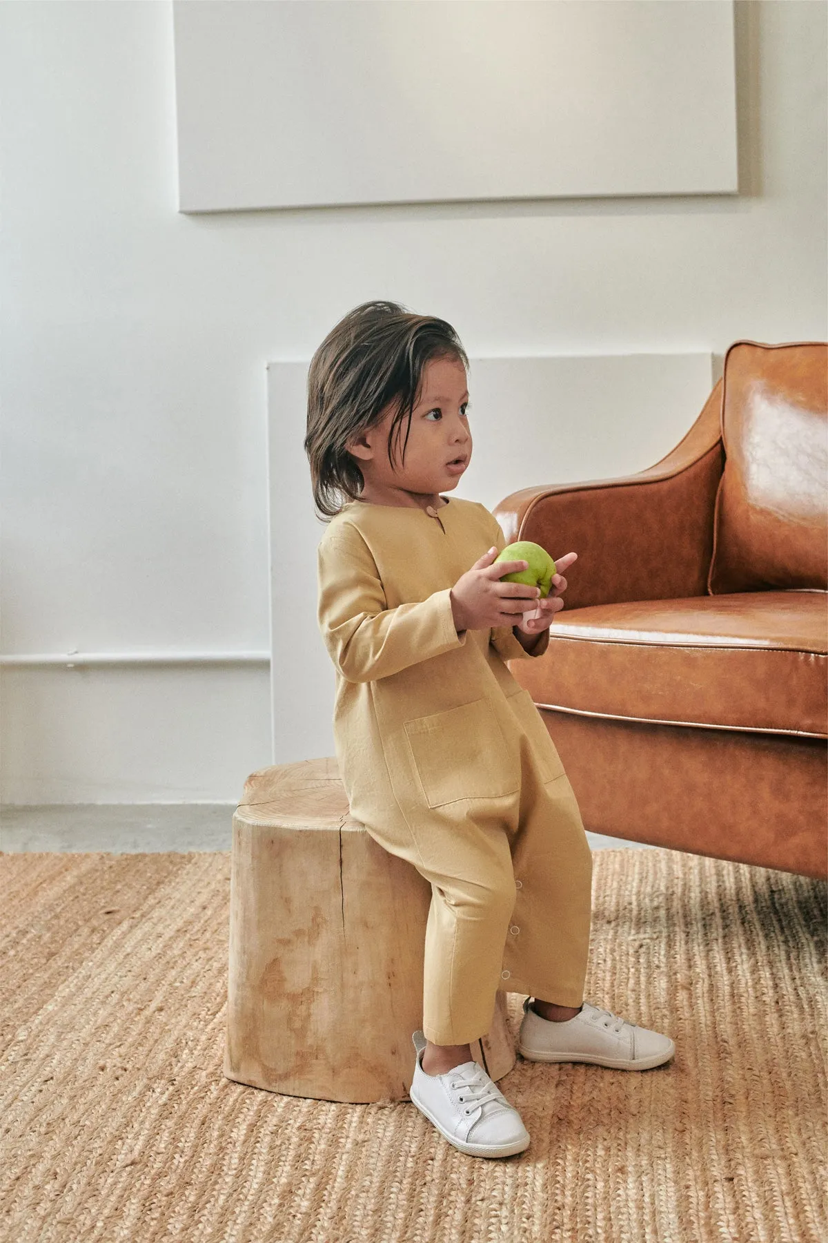 Rasa Sayang Babies Jumpsuit - British Khaki