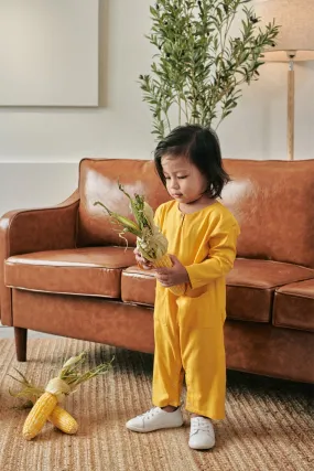 Rasa Sayang Babies Jumpsuit - Mustard
