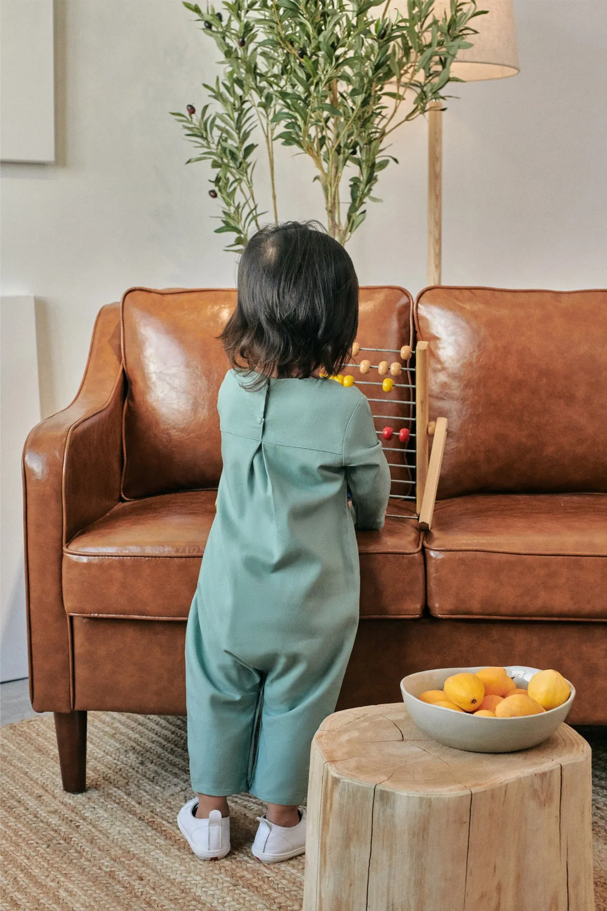 Rasa Sayang Babies Jumpsuit - Vegan Green