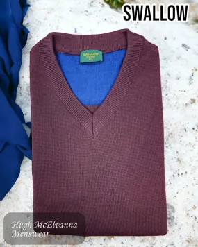 Swallow Wine King Size V-Neck Pullover