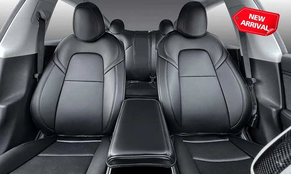 TAPTES® Black Seat Covers for Tesla Model 3, Black Seat Protectors for Tesla Model 3