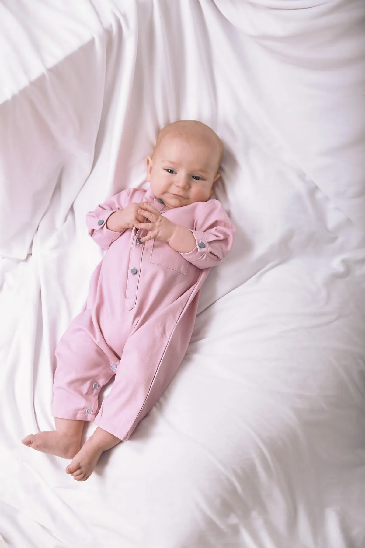 The Bayang Babies Baju Melayu Jumpsuit - Light Purple