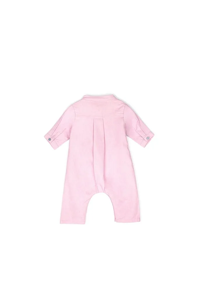 The Bayang Babies Baju Melayu Jumpsuit - Light Purple