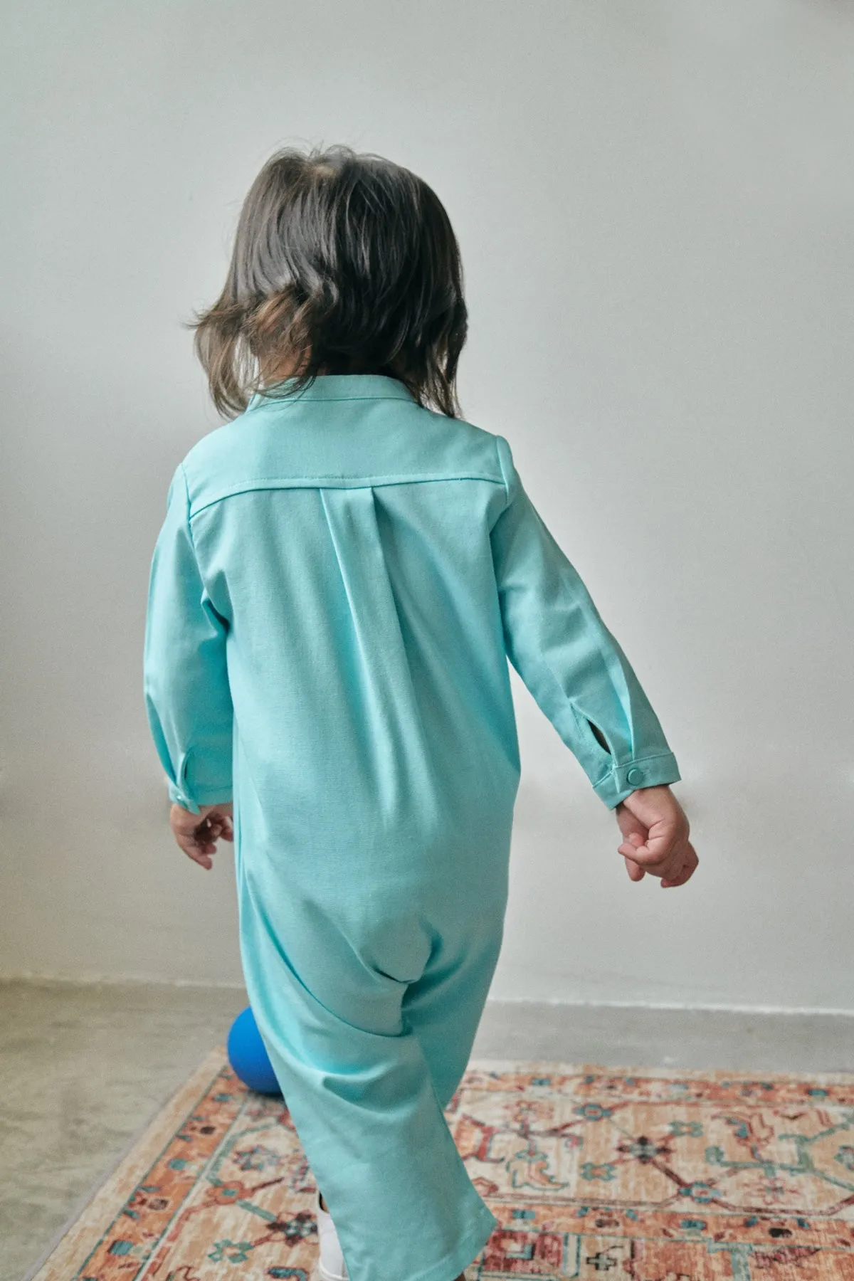 The Bayang Babies Baju Melayu Jumpsuit - Tiffany