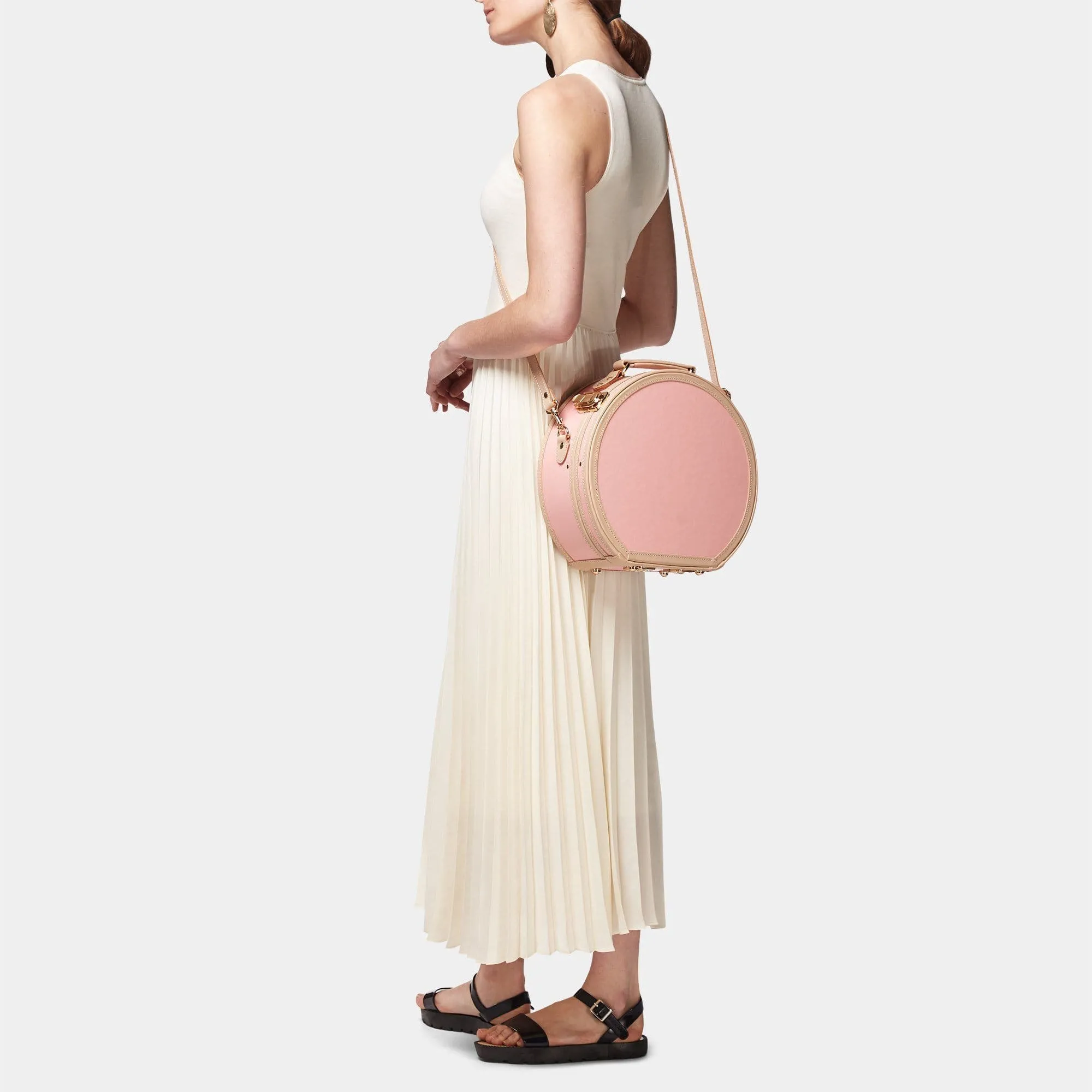 The Correspondent - Pink Hatbox Small