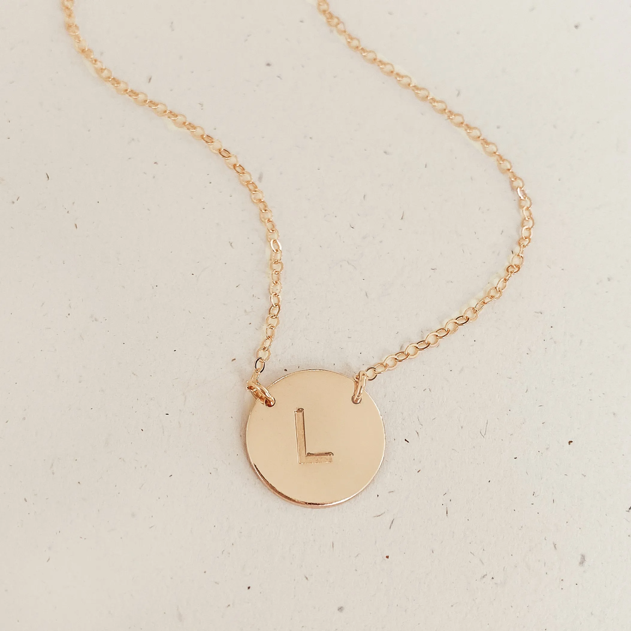 The Icon • Large Pendant Double Hole Necklace