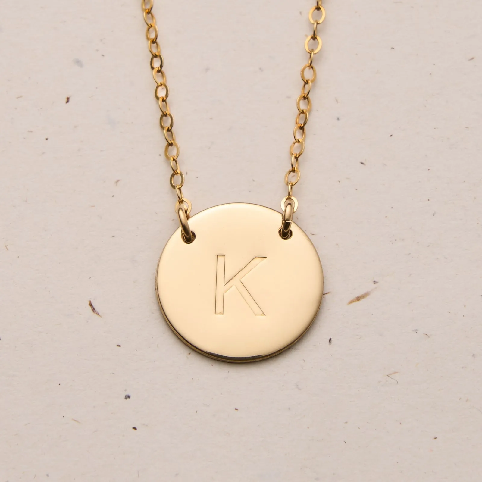 The Icon • Large Pendant Double Hole Necklace