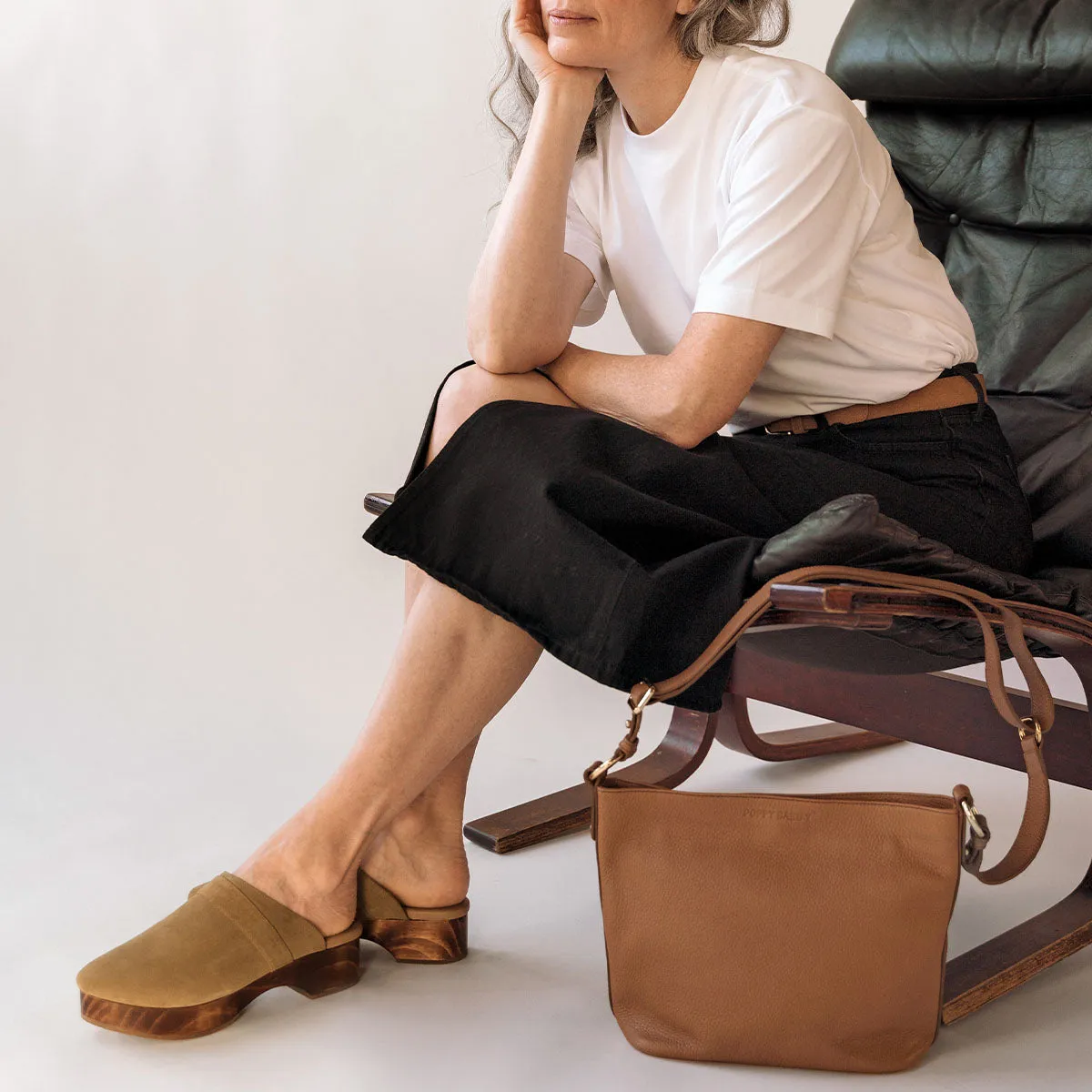 The Right Size Tote Almond Pebble