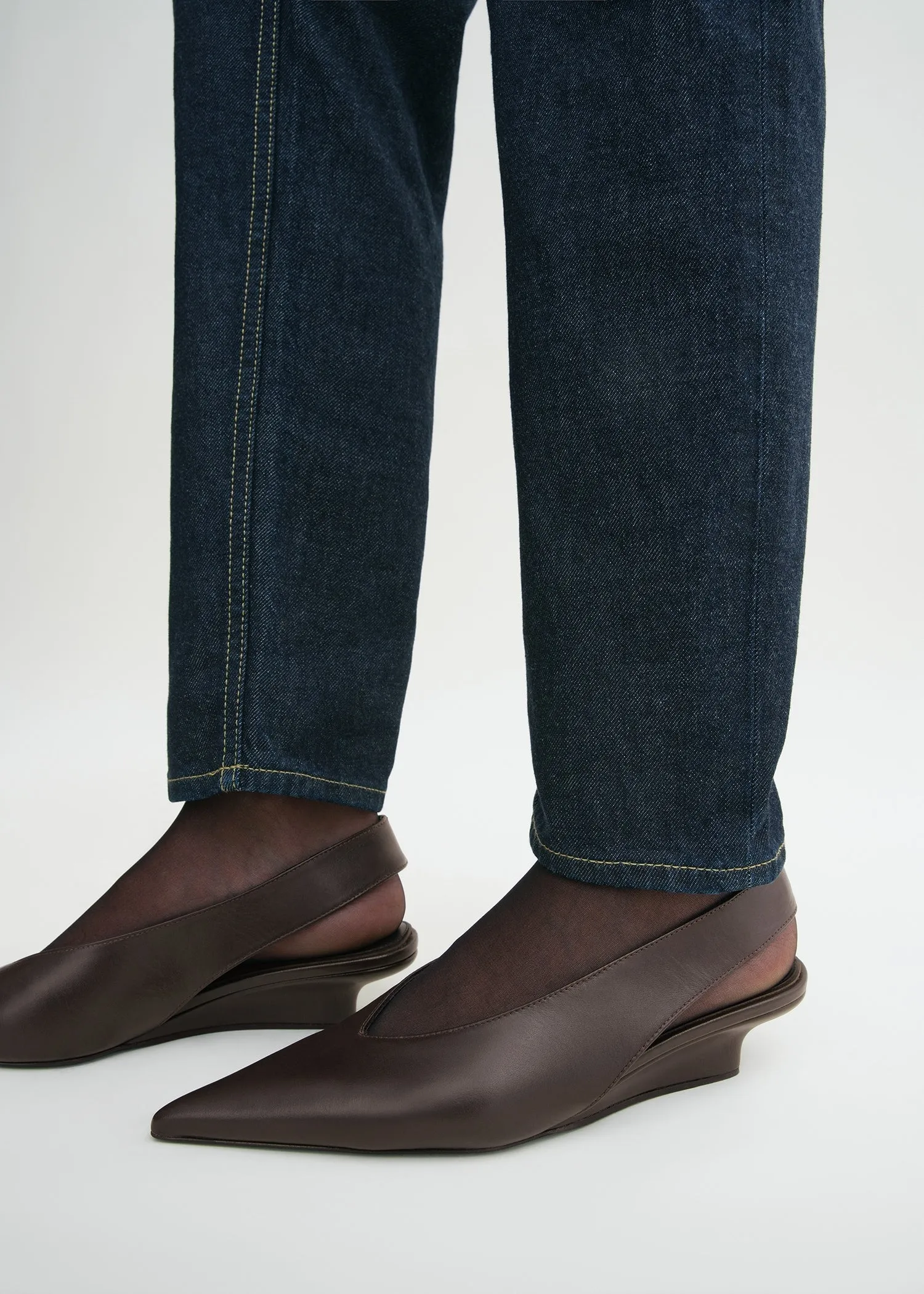 The Wedge-Heel Slingback bark