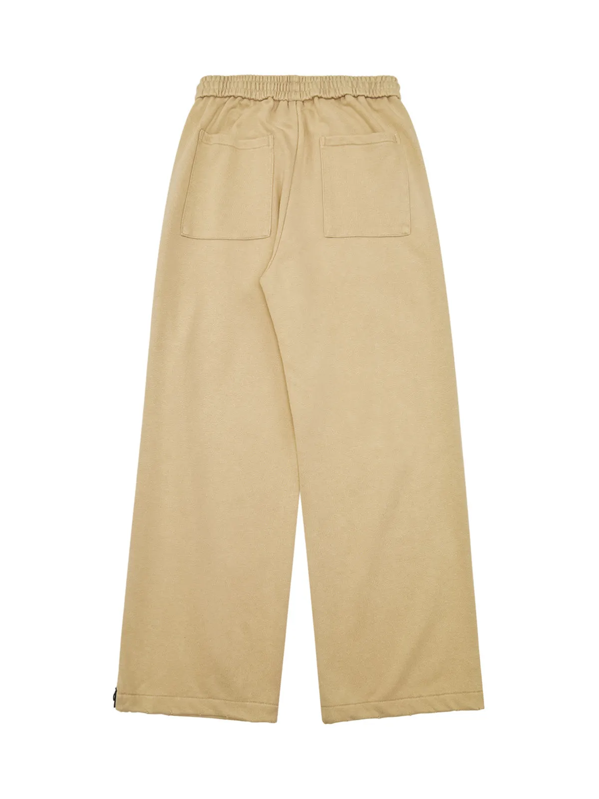 Thesupermade Cut Hole Angel Drawing Letter Pants