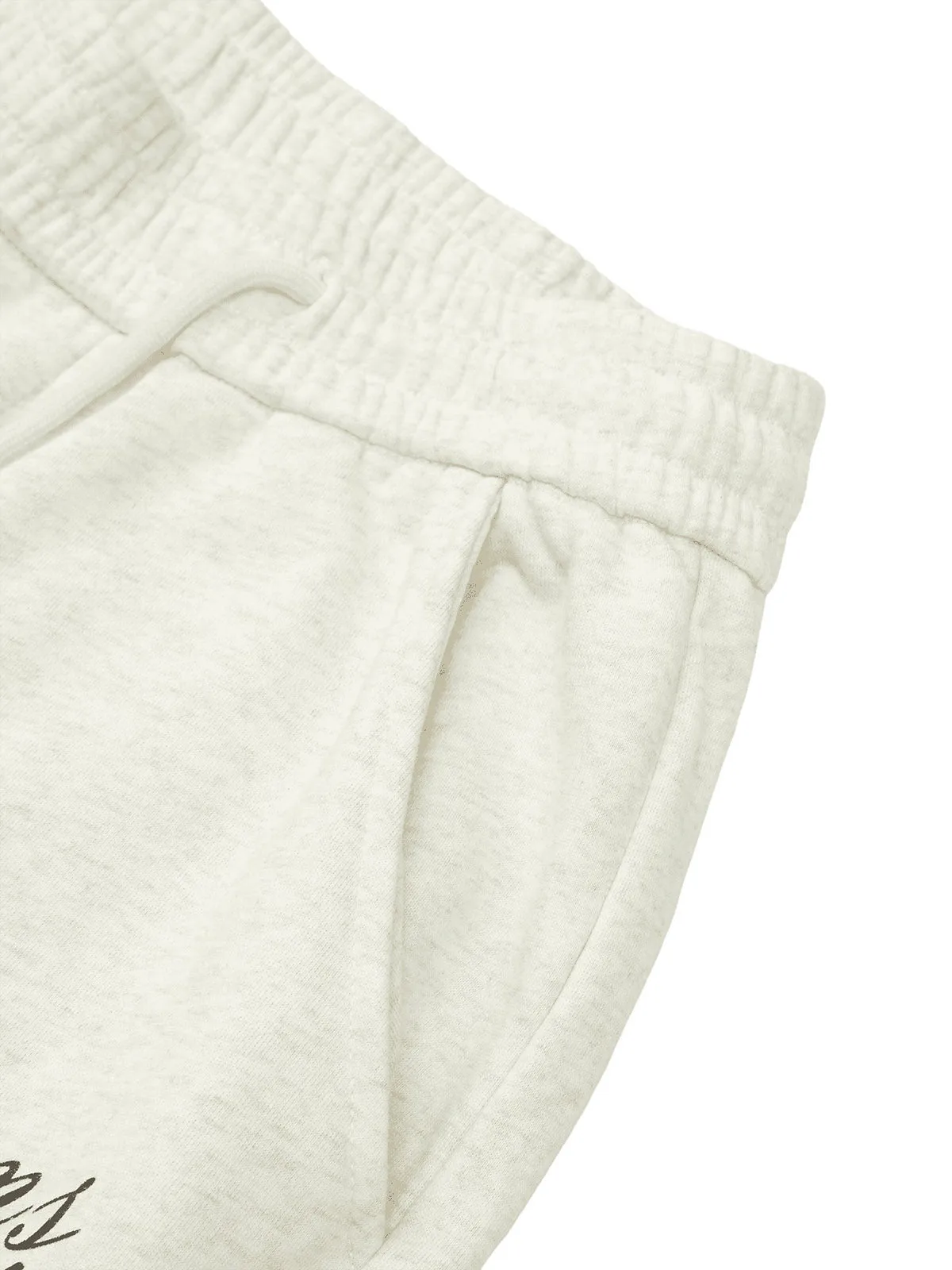 Thesupermade Cut Hole Angel Drawing Letter Pants