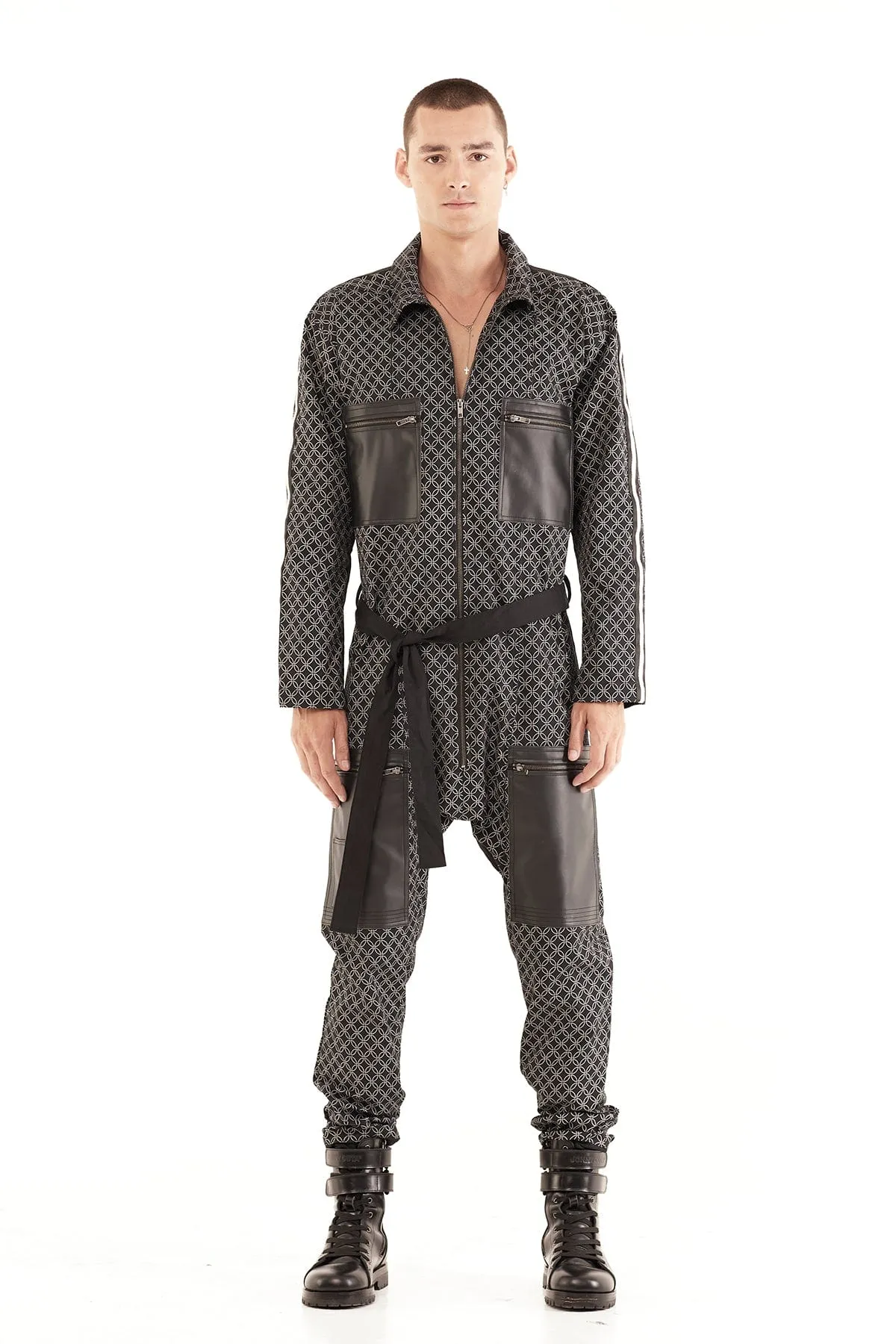 TOKYO JUMPSUIT IN BLACK PRINT