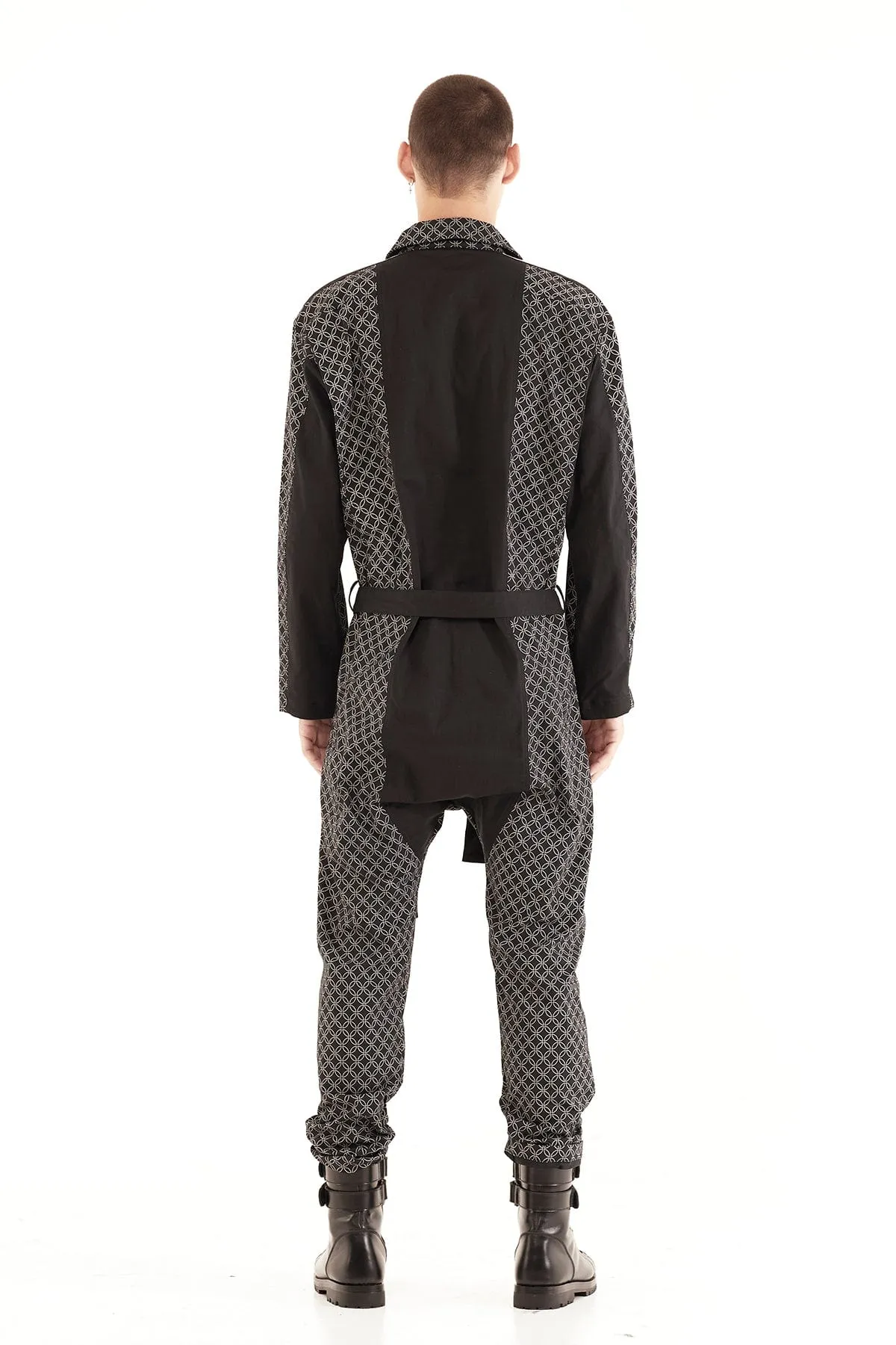 TOKYO JUMPSUIT IN BLACK PRINT