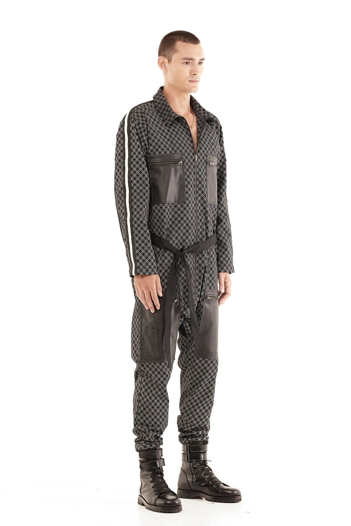 TOKYO JUMPSUIT IN BLACK PRINT