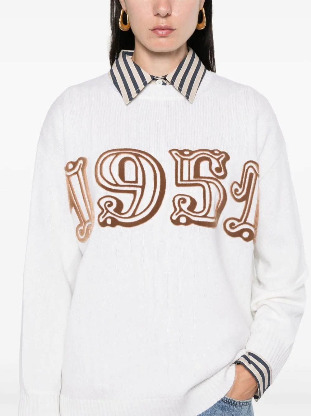 WOOL AND CASHMERE BLEND SWEATER